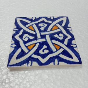 Neutral Moroccan Zellige Tile 4x4 – Hand Painted Ceramic Wall Tile for Elegant Bathroom Walls, Backsplash, Fireplace, or Modern Home Design