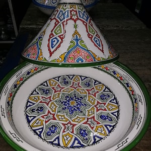 Handmade Moroccan Tagine Pot, Lead-Free Clay Cooking Dish, Traditional Ceramic Tagine for Slow Cooking, Artisan Cookware, Kitchen Decor
