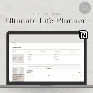 Notion Life Planer Template: All-in-One Digitales Dashboard