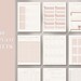 Digital Reading Journal, Canva Template, Book Review, Library Tracker ...