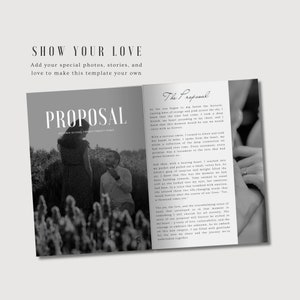 Wedding Magazine, 25+ Pages Wedding Magazine Template Canva, Wedding Magazine Program, Wedding Menu, Seating Chart, Magazine Template image 3