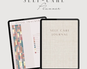 Self-Care Digital Planner | Digital Planner | Self Care Digital Planner | Mental Health | Mindfulness | Healing | Anxiety | Self Love |Canva