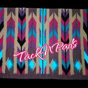 Western Show Ranch Pads - Handmade Ranch Pads - Wool Pads - Solid Custom pads - Ranch Pads - show pads