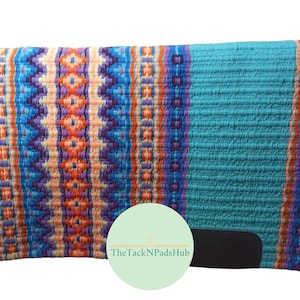 Western Show Saddle Pads - Handmade Show Pads - Wool Pads
