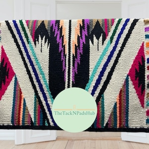 Western Show Ranch Pads - Handmade Ranch Pads - Wool Pads - Solid Custom pads - Ranch Pads - show pads