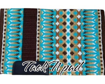 Handmade Western Show Saddle Pad: New Zealand Wool, 34x42