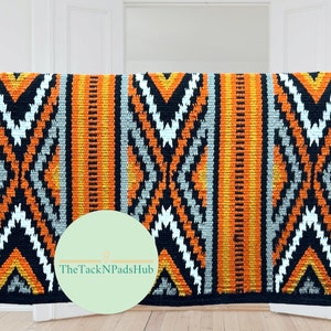 Western Show Ranch Pads - Handmade Ranch Pads - Wool Pads - Solid Custom pads - Ranch Pads - show pads