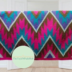 Western Show Ranch Pads - Handmade Ranch Pads - Wool Pads - Solid Custom pads - Ranch Pads - show pads