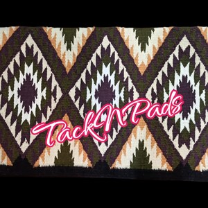 Western Show Ranch Pads - Handmade Ranch Pads - Wool Pads - Solid Custom pads - Ranch Pads - show pads
