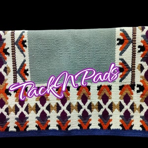 Western Show Ranch Pads - Handmade Ranch Pads - Wool Pads - Solid Custom pads - Ranch Pads - show pads
