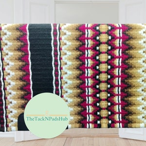 Western Show Saddle Pads - Handmade Show Pads - Wool Pads