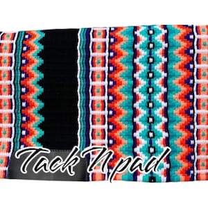 Western Show Saddle Pads - Handmade Show Pads - Wool Pads