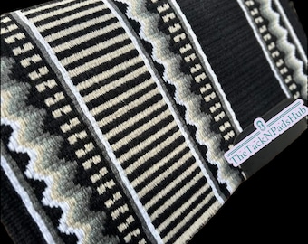 Handmade Wool Western Show Saddle Pad: New Zealand Wool, 34x42