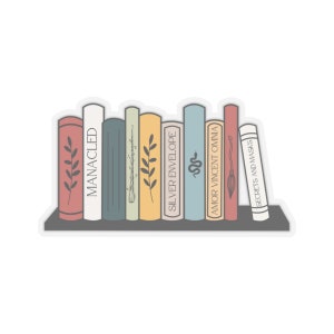 Dramione Fan Fiction Bookshelf Sticker