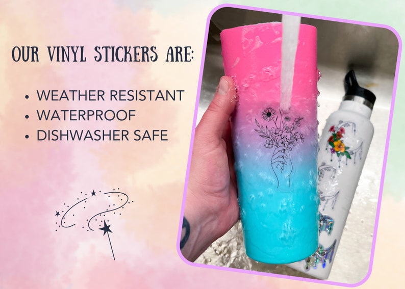 Mickey Balloon Sticker Purple / Disney Stickers / Laptop Stickers