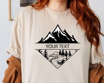 Personalized Mountain Trip Shirt, Personalized Camp Sweatshirt, Custom Mountain Trip Shirt, Custom Camp Crewneck, Gift for Nature Lover