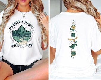 National Park Shirt, Forbidden Forest Shirt, Wizard School Shirt, Wizard Sweatshirt, National Park Lover Gift, Mountain Shirt, Hiking Shirt