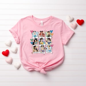 Retro Disney Princess Polaroid Girls Shirt, Disney Birthday Shirt, Christmas Gift, Birthday Gift, Girl Princess Shirt, Disney Trip Shirt