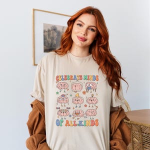 Celebrate Minds of All Kinds Shirt, Autism Awareness Tee, Neurodiversity Shirt, SPED Teacher Top, Special Education Teacher Gift Shirt