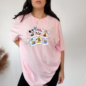 Retro Disney Mickey Polaroid T-Shirt, Mickey and Friends Shirts, Disneyland Tshirt, Disneyworld Merch, Disney Family Trip Sweatshirt