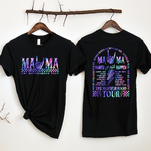 The Motherhood Tour Shirt, Some Days I Rock It Shirt, Mother&#39;s Day Shirt, Concert T-shirt, Mama Skeleton Shirt, Motherhood World Tour