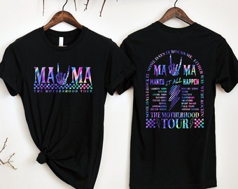 The Motherhood Tour Shirt, Some Days I Rock It Shirt, Mother's Day Shirt, Concert T-shirt, Mama Skeleton Shirt, Motherhood World Tour