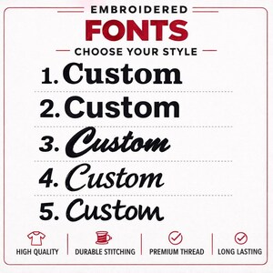 Embroidered Fonts