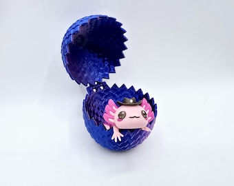 Print In Place Dragon Egg - No Screwing - 3D Print File