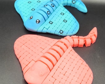 Super Cute Flexi Stingray 3D Model