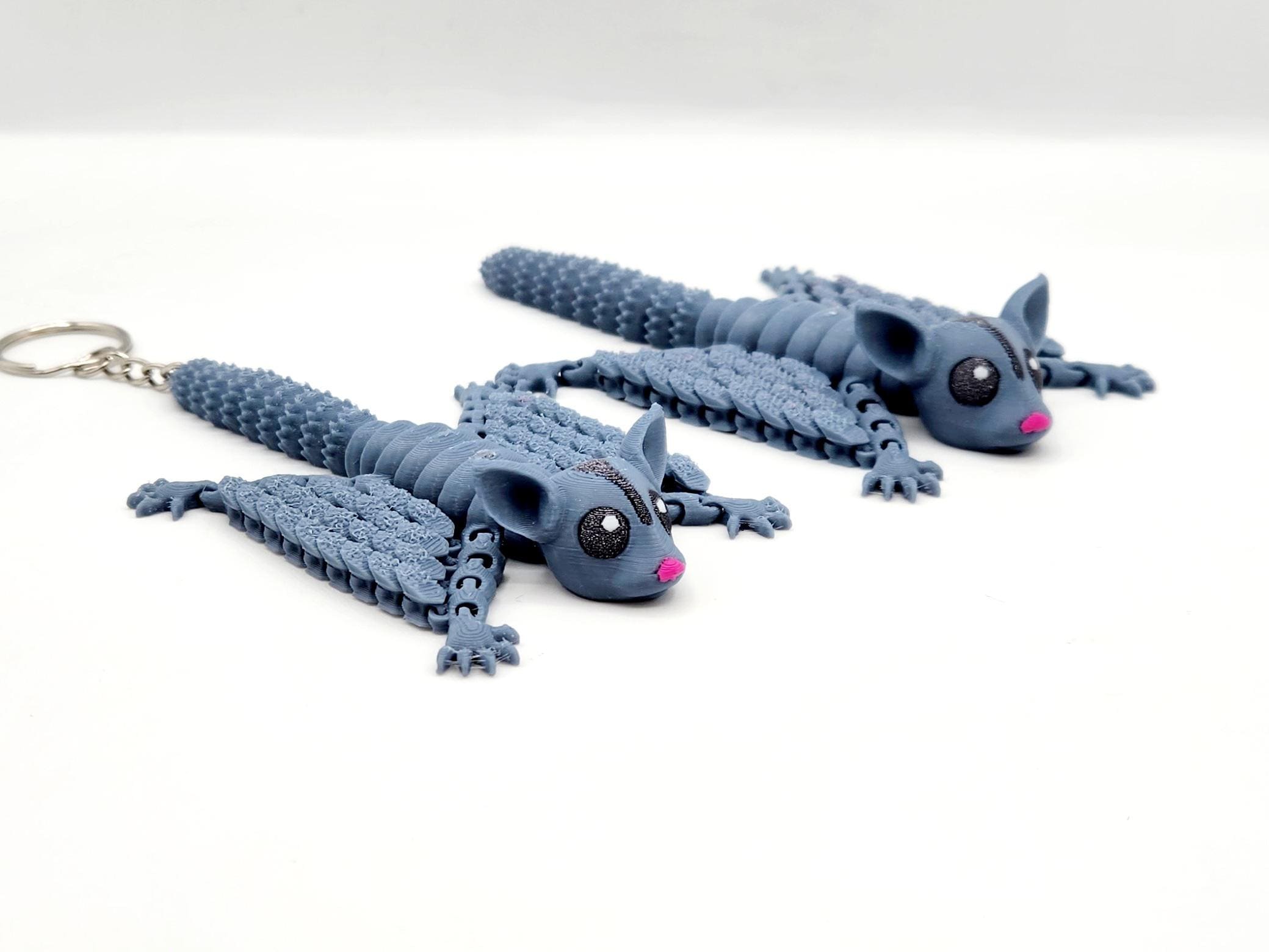 Pocket Pet - Baby Flexi Sugar Glider & Keychain Variant 3D Print File
