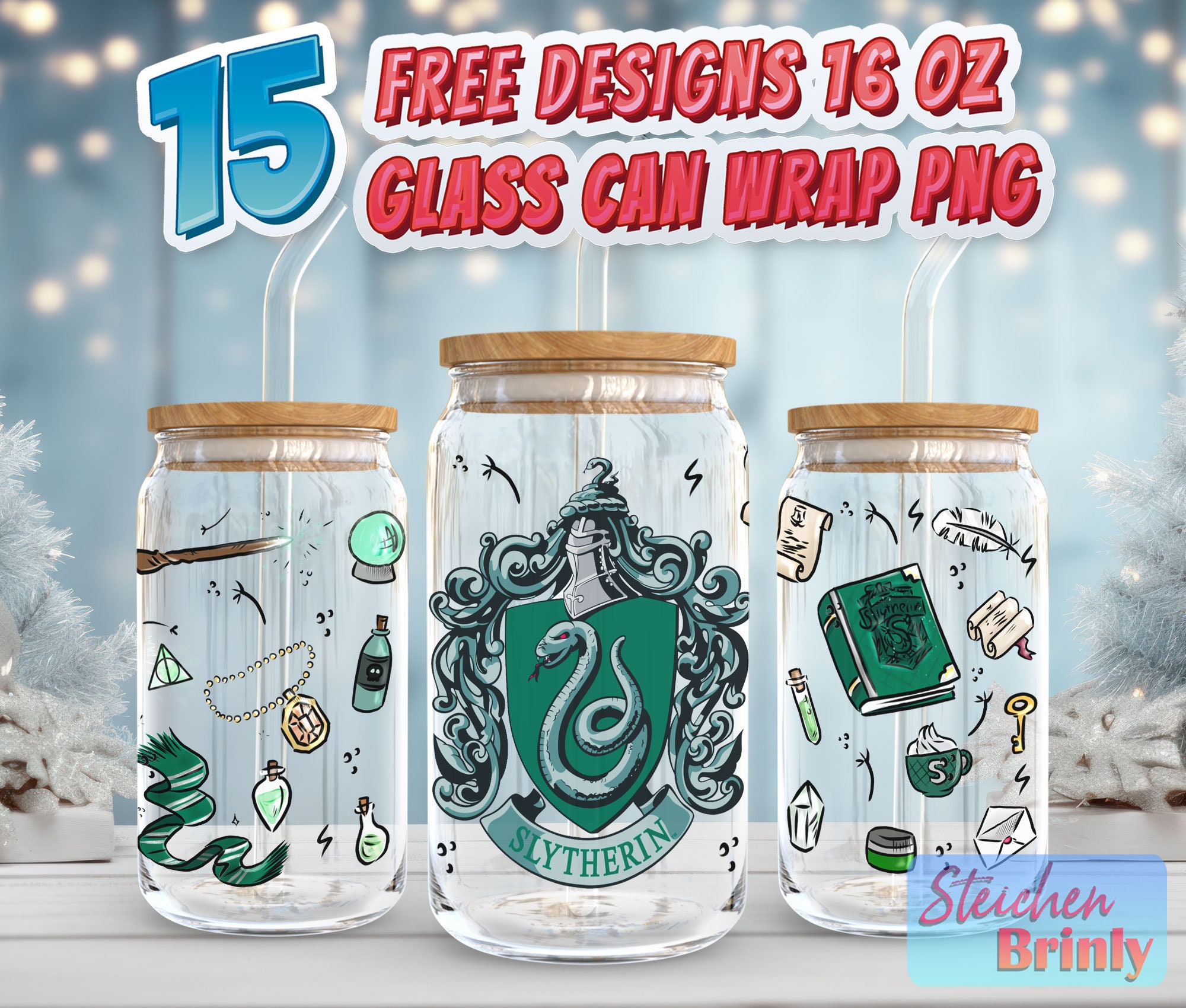 Christmas Friends Frosted Glass Cup Libbey Can Tumbler LIBBEYCHRISTMAS –  Bailey Bunch Designs