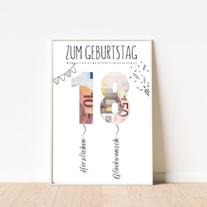 Regalo en efectivo para 18 cumpleaños (PDF) | Cumple deseos | Regalo de última hora | Descarga digital | Idea de regalo para 18 cumpleaños | Hazlo tú mismo para imprimir