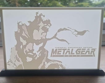Metal Gear Solid Lithophane