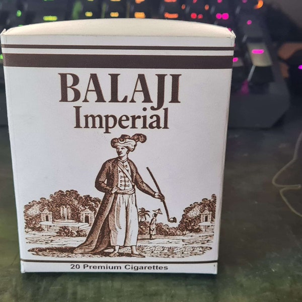 Balaji Imperial Cigarette Box Print from Alien 1979