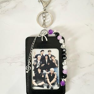 Bts photocard holder keychain, K-pop Keychains, BTS, bangtan, gift for army, accessories, K-pop merch, keychains, kpop