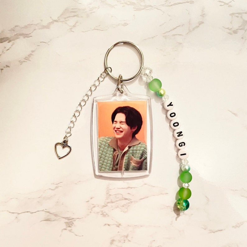 BTS Suga Keychain, Kpop Keychains, Min Yoongi, BTS SUGA, Gift for Army