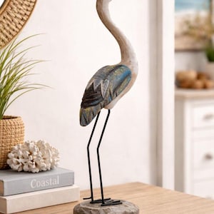 crane Bird figurine
