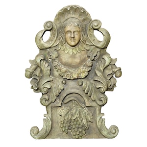 20 x 22 Inches Handmade Carved Vintage Wooden Sculpture Roman Wall Decor Intricately Carved Decorative Wall Hanging Unique Home Decor Art