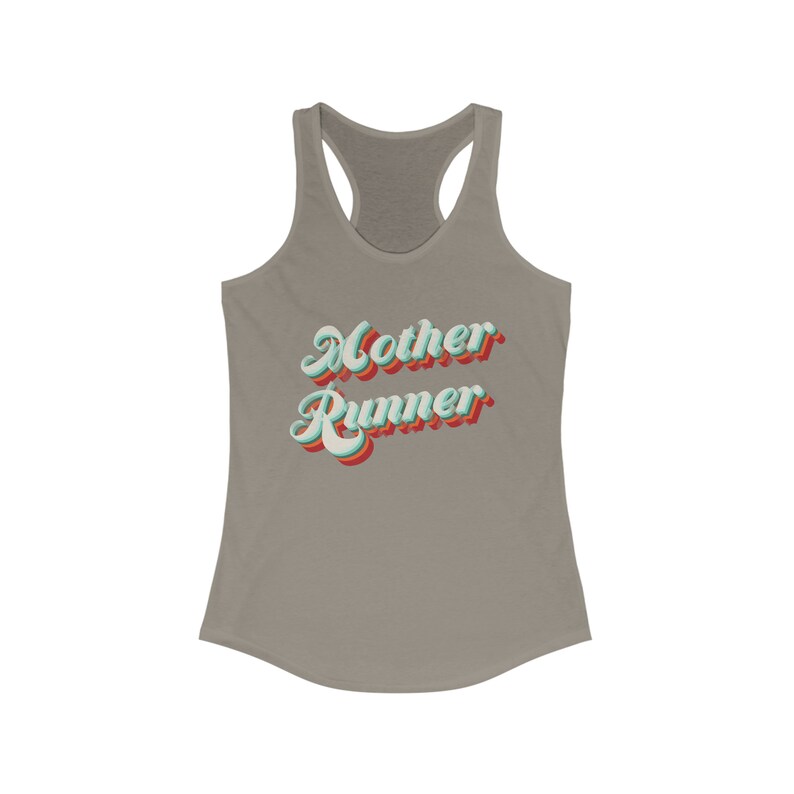 Mutter Läufer - Frauen Racerback Tank - Laufshirt - Läufer Geschenk - Läufer Shirt - Fitness Shirt - Geschenk für Läufer - Geschenk für Mama die läuft Bild 8