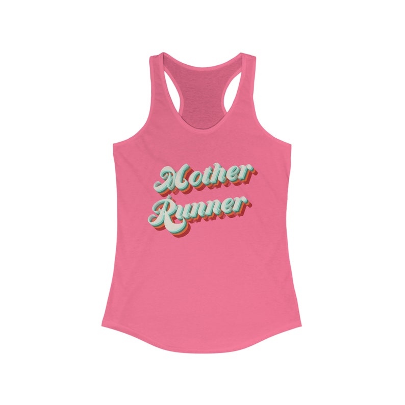 Mutter Läufer - Frauen Racerback Tank - Laufshirt - Läufer Geschenk - Läufer Shirt - Fitness Shirt - Geschenk für Läufer - Geschenk für Mama die läuft Bild 5
