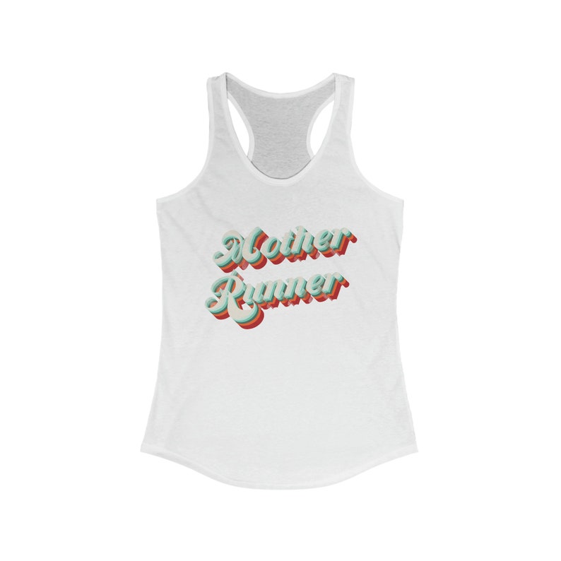 Mutter Läufer - Frauen Racerback Tank - Laufshirt - Läufer Geschenk - Läufer Shirt - Fitness Shirt - Geschenk für Läufer - Geschenk für Mama die läuft Bild 9