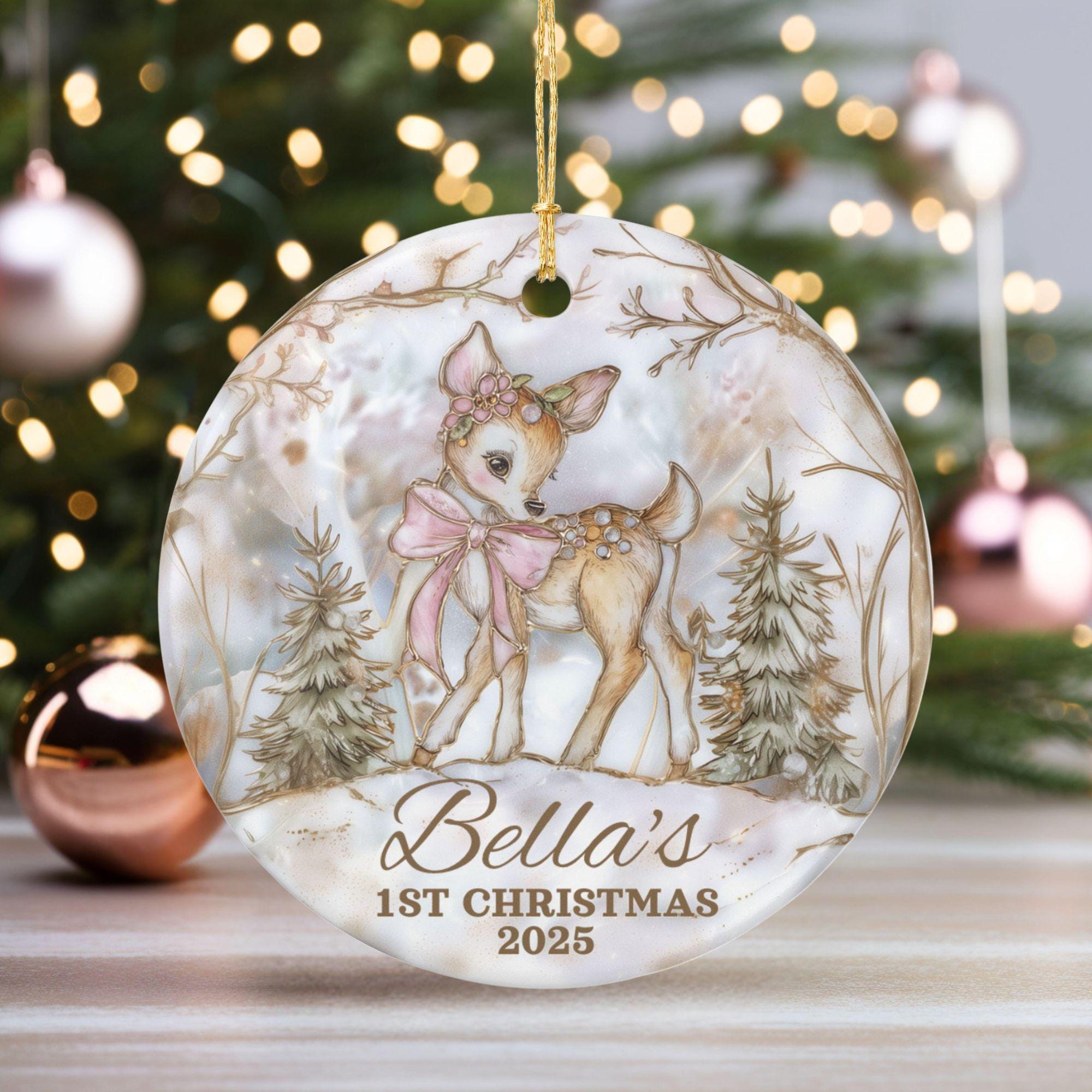 Vintage Baby First Christmas Ornament - Etsy