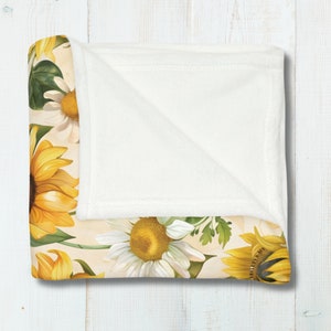 Fall Throw Blanket Fall Home Decor Sunflower Fleece Blanket Sunflower Lovers Gift Nostalgic Sunflower Home Decor Summer Flower Bedding Cozy bild 8