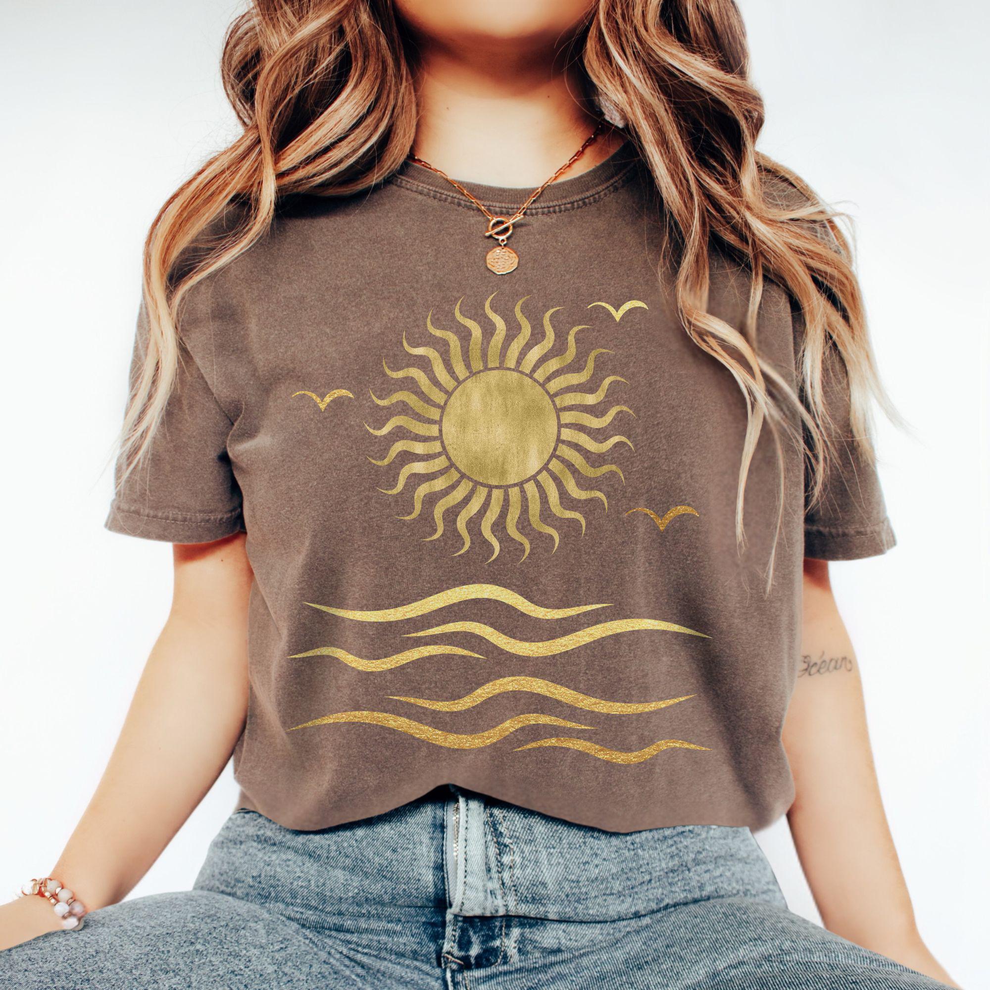 Celestial Summer Shirt, Sunshine Comfort Colors T-shirt