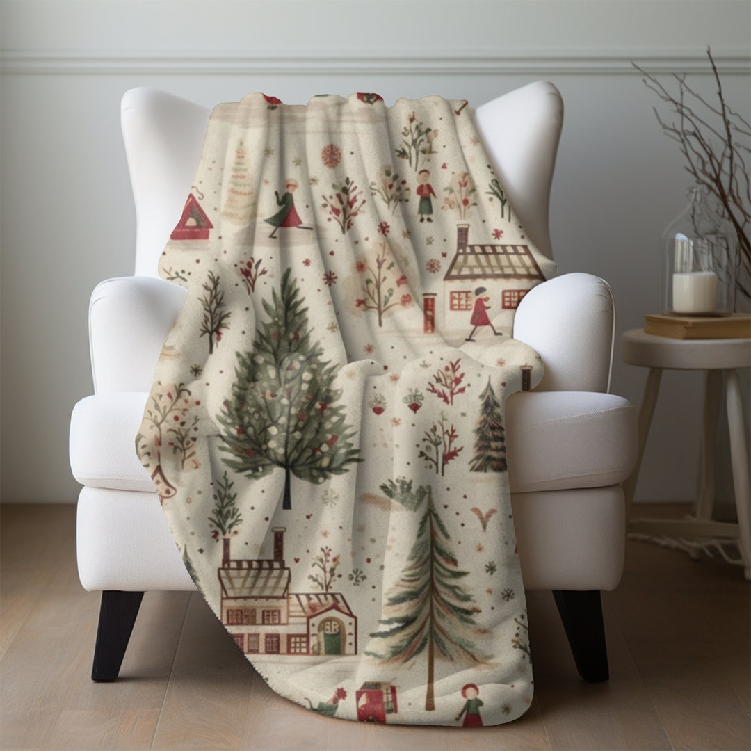 Blanket Vintage Christmas main image 0