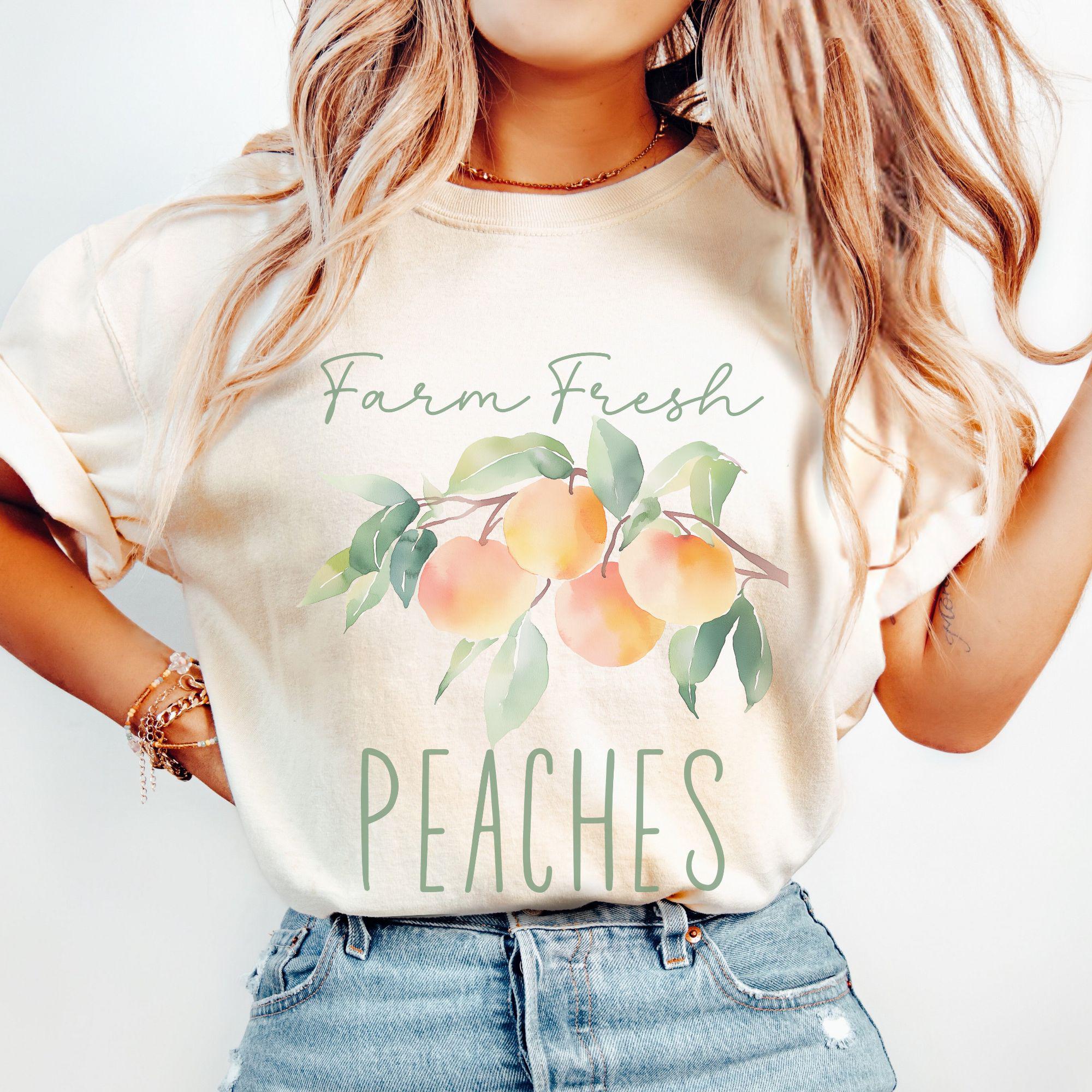 【GENERAL IDEA】Fruits Loose Fit 半袖Tシャツ - Peach Peach Fruit T Shirt - Etsy