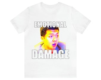 Camisa de meme de daño emocional