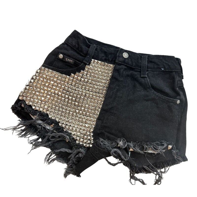 The Studded Suede Shorts
