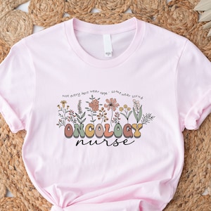 Floral Onkologie Krankenschwester Sweatshirt, Krankenschwester Shirt, neue Krankenschwester Geschenk, Krankenschwester Abschluss Onkologe Pullover, Krankenschwester Rundhalsausschnitt