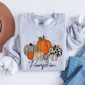 Wild About Fall Sweatshirt, Pumpkin Fall Shirt, Happy Thanksgiving Shirt, Teacher Fall Shirt,Womens Leopard Print, Fall Pumpkin Mom Sweater